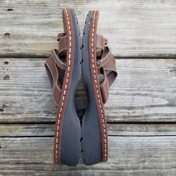 Vintage 90s y2k Lower East Side Chunky Lug Sole Jammer Platform Slide 11 - Picture 3 of 7